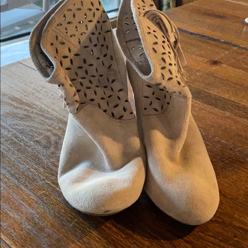 Suede Booties